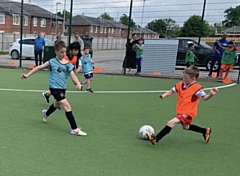 38 young people formed eight teams for Rochdale AFC's Euro inspired Kicks Tournament