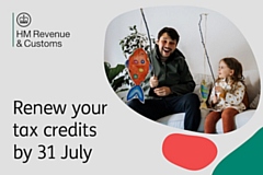 Renew your tax credits by 31 July, warns HM Revenue & Customs