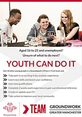 Groundwork Prince's Trust Programme begins in Rochdale on Monday 20 September