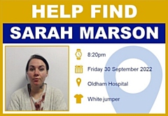 Sarah Marson was last seen on 30 September