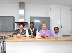 The tearoom opening at Springfield Park Nursing Home