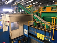 The Materials Recovery Facility (MRF) at Longley Lane, Manchester