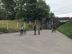 Artist impression of how space will be made walking and cycling friendly once the Active Neighbourhood scheme is in place