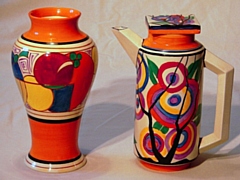 Clarice Cliff pots