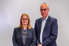 Chair of the RBH board of directors, Alison Tumilty and RBH chief executive, Gareth Swarbrick