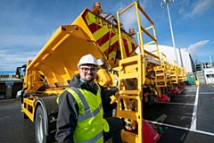 Councillor Daniel Meredith, cabinet member for highways at the council’s depot in Rochdale