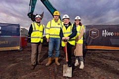 Hive Homes were joined by Rochdale councillors as they put the first spade in the ground on their new development