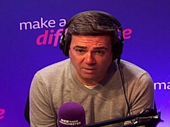 Greater Manchester mayor Andy Burnham in the Hot Seat on BBC Radio Manchester