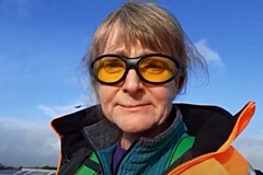 Rochdale activist Jane Touil was arrested for painting departure boards at Heathrow Airport 