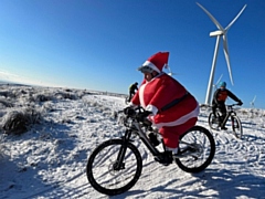 The Littleborough MTB Rides group's annual Christmas ride