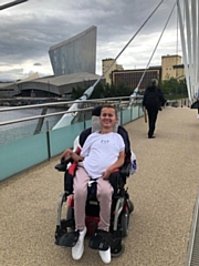 Sam Turner, who has SMA, has been in an electric wheelchair since he was two years old, after his parents noticed that at 18 months old, he wasn’t developing like other children his age