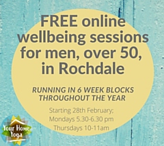 Your Home Yoga is offering free sessions for men over 50