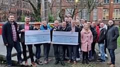 VLBA present cheque to LGBT Foundation and George House Trust