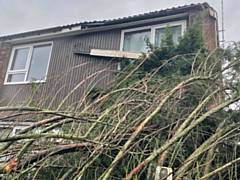 Householders across the borough of Rochdale are being warned against cold callers, roofers and other tradespeople who knock on their door uninvited – and their offers to clear up damage following storm Eunice (pictured)