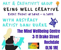 Being Well creative sessions at the Mind Wellbeing Centre