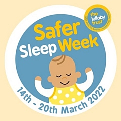 Safer Sleep Week logo March 22