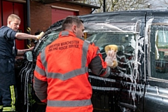 Fire stations across Greater Manchester held charity car washes on Saturday 12 and Sunday 13 March and raised over £27,000, with more to be counted