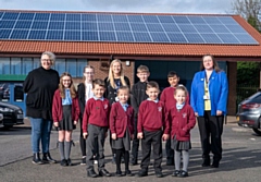 Councillor Sara Rowbotham MBE, portfolio holder for climate change and sustainability Councillor Rachel Massey, portfolio holder for children’s services and education Mrs Orley, Whittaker Moss’s eco lead, some of Whittaker Moss eco representatives