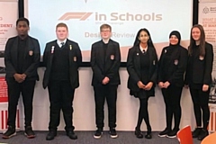 L-R: Nyasha Sengwe, Daniel Wilson, Benjamin Gililand, Thenu Perera, Nooriyah Hussain and Grace Beswick