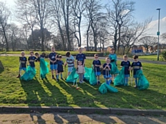 The Rochdalian Juniors carried out a litter pick