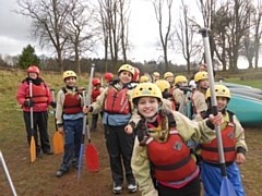 Students enjoyed a range of activities at Lockerbie Manor