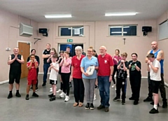 Back O'th Moss Community Centre was presented with a heart defibrillator by Rochdale Heartbeat