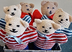 Twin bears/animals were also made by the group for Springhill Hospice