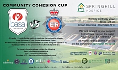 An 11-a-side friendly match will take place between GMP Rochdale and BASA Rochdale