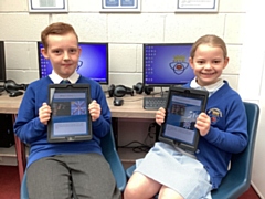 Year 4 pupils from Parkfield Primary School in Rochdale put their digital skills to the test to create the apps, which featured HM The Queen as the main character