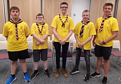 The Hollingworth Academy pupils have received a boost to their fundraising. (Left to right: James Wilkinson-Knaggs, Harrison Crowther, George Thewlis, Oliver Thewlis and Harvey Ogden)