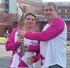 Batonbearers Steven Kay and Chris Furlong