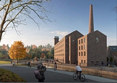 Artist's impression of plans to redevelop Crimble Mill, in Heywood