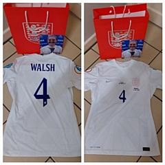 Walsh's signed number 4 England shirt