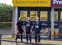 Sunny’s Food and Wine on Windermere Road recently donated an impressive £293.20 towards food for the day centre’s kitchen