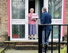 Last year local resident Georgina Jacques and her dad delivered over 150 boxes to the community’s elderly on Christmas Eve