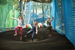 Families who feel they need help can claim free tickets for the Treetop Nets adventure