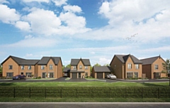 CGI of the new homes at Hopwood Meadows