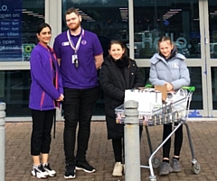 Some of the eco reps accompanied deputy headteacher Mrs Cadogan and the school's pastoral lead Mrs Beswick to the local branch of Currys to deliver the batteries for recycling