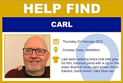 Carl was last seen on 23 February