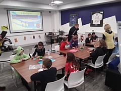 Rochdale AFC Community Trust hosted children from St James’ CE Primary School for World Book Day 2023