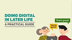 Doing digital later in life a practical guide graphic