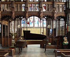 Piano in St Mary in the Baum