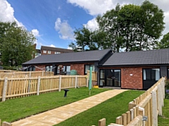 The Louise Gardens homes received external wall insulation, new roofs, windows and doors, as well as mechanical ventilation and complemented with environmental works