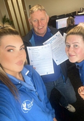 John Keogh, Director of Bluebird Care Rochdale, oversees teams of care assistants visiting people across the region to give them support in their own home