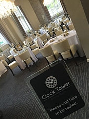 The Clock Tower dining room before the restoration work started