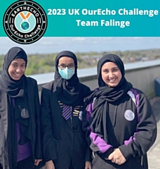 Team Falinge, the first UK winners of the OurEchoChallenge