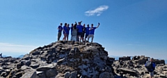 Darren Hibbert & The Wanderers at the summit of Ben Nevis