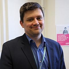 Healthwatch Rochdale vice chair Ben Greenwood