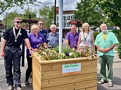 Three Middleton groups came together on the project, Middleton Round Table sharing the cost with Rotary, and Middleton In Bloom sourcing the flowers