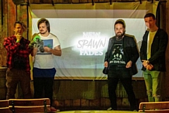 Michael Calleja-Mucha (second from right) director, editor and producer of New Spawn Fades